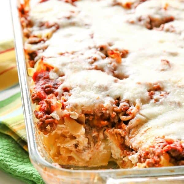 Faux Lasagna Recipe - The Girl Who Ate Everything