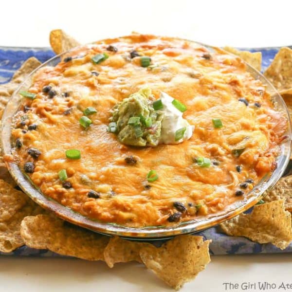 Chicken Burrito Dip Recipe - The Girl Who Ate Everything