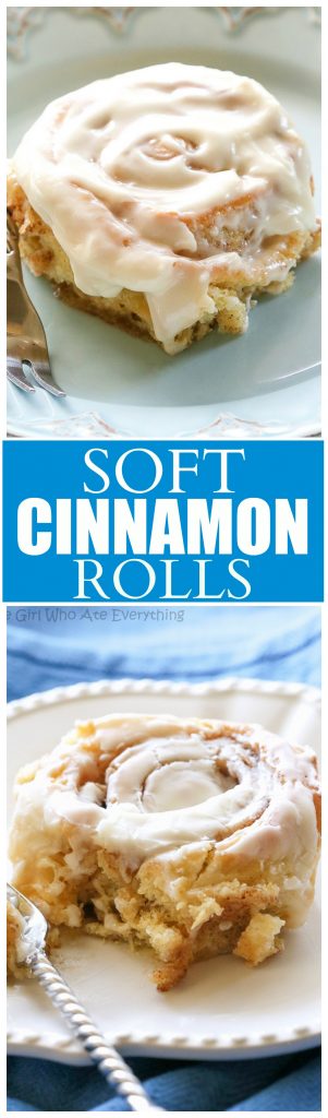 Soft Cinnamon Rolls - The Girl Who Ate Everything