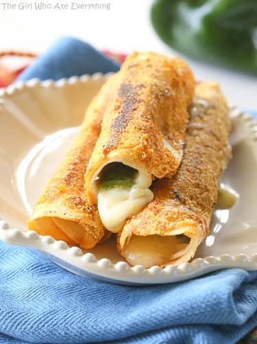 Chile Relleno Flautas - The Girl Who Ate Everything