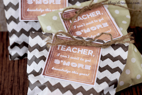 S’mores Back to School Teacher Gift - The Girl Who Ate Everything