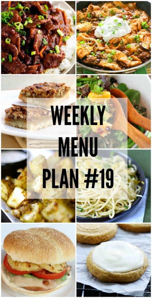 Weekly Menu Plan #19 - The Girl Who Ate Everything