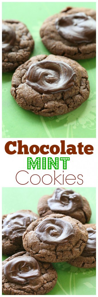 Chocolate Mint Cookies - The Girl Who Ate Everything