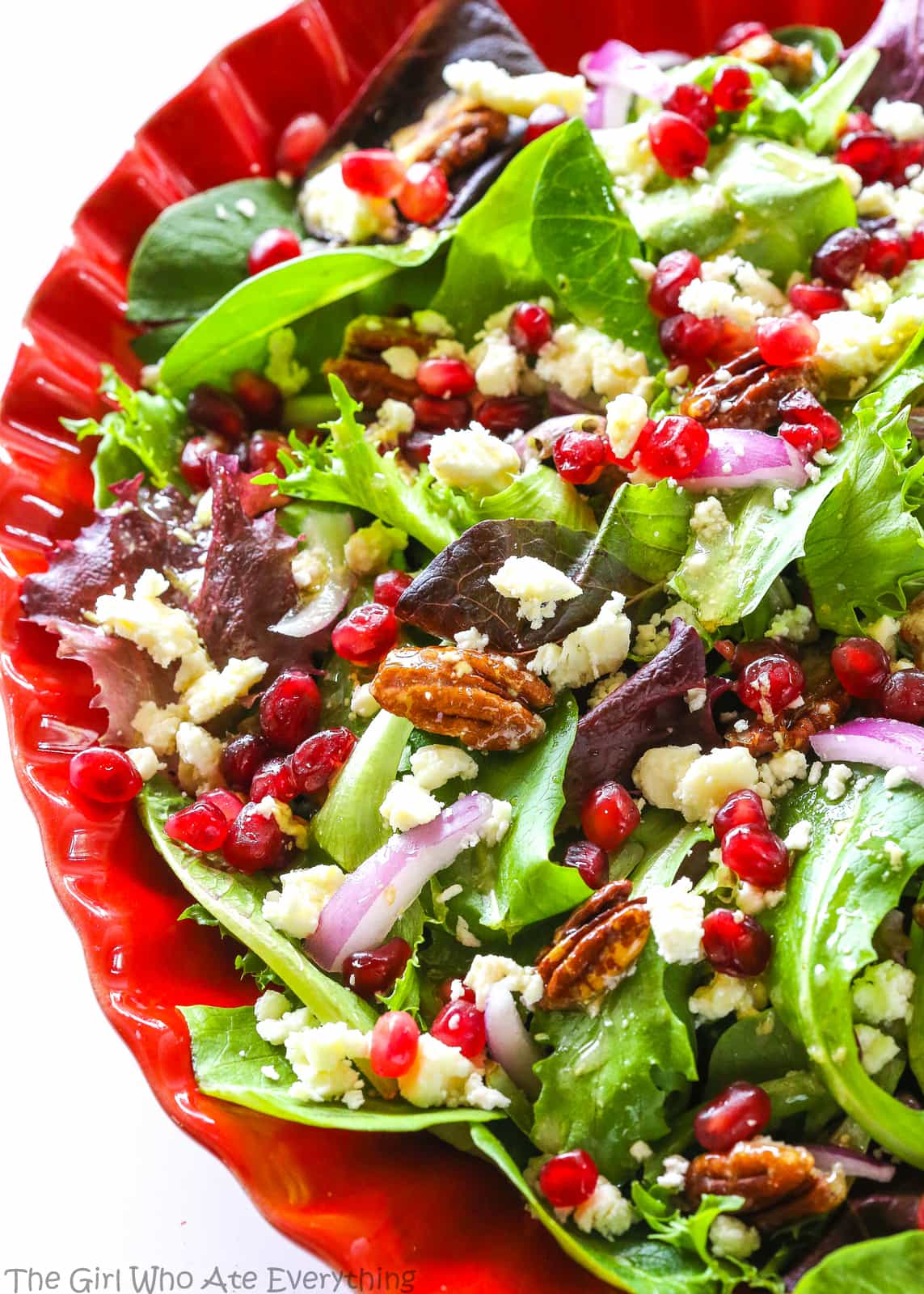 Pomegranate Feta Salad | The Girl Who Ate Everything