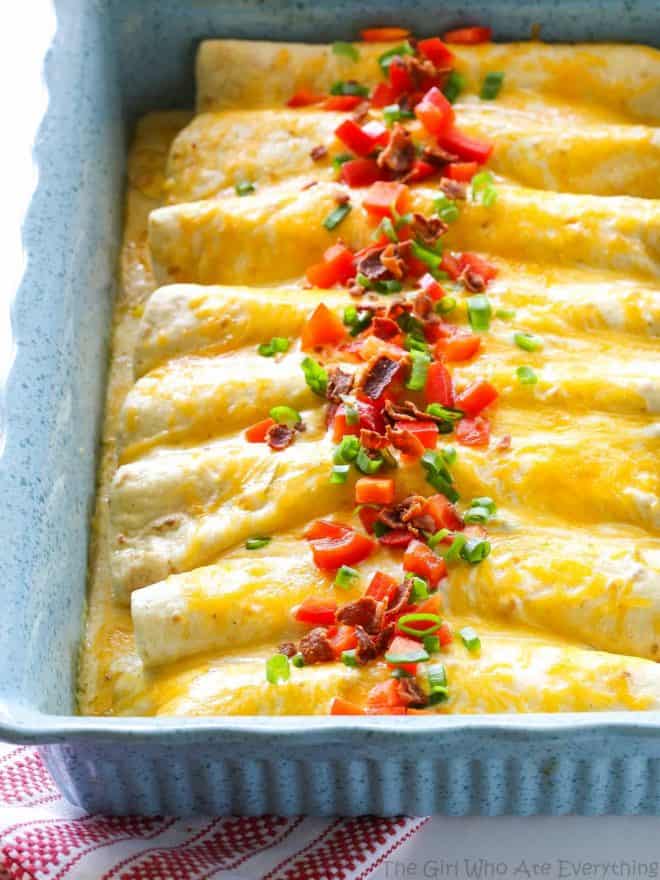 Chorizo Breakfast Enchiladas The Girl Who Ate Everything