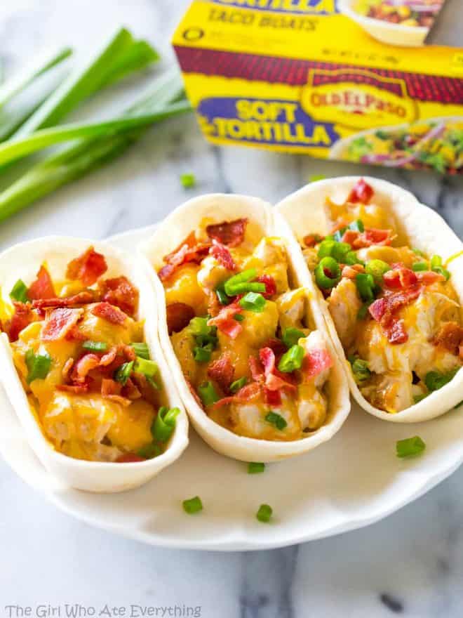 Chicken Ranch Bacon Taco Boats The Girl Who Ate Everything 6244