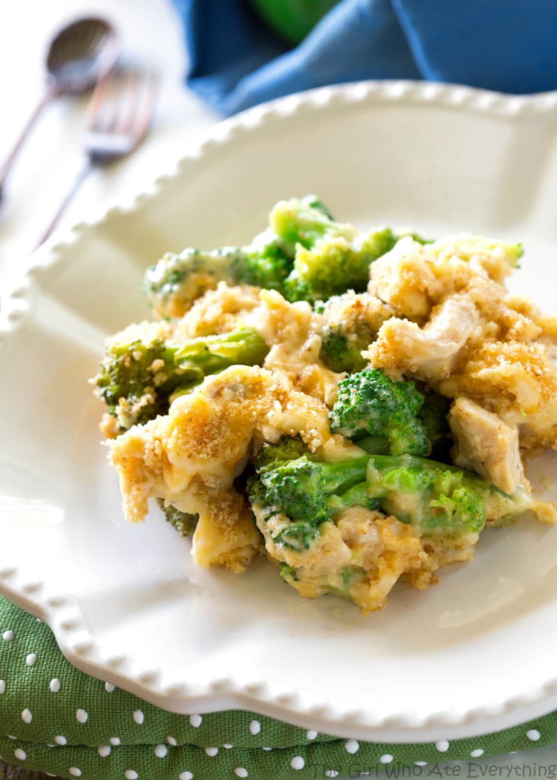 Chicken and Broccoli Bake - The Girl Who Ate Everything