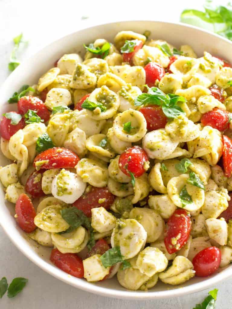 Caprese Pasta Salad | The Girl Who Ate Everything