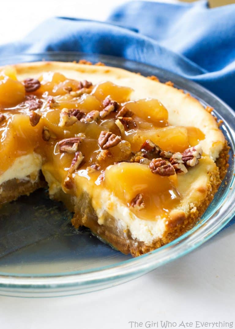 Caramel Apple Cheesecake | The Girl Who Ate Everything