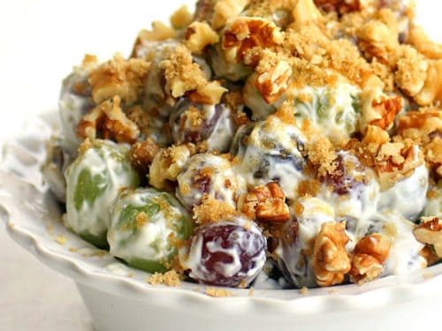 The Best Grape Salad (+VIDEO) - The Girl Who Ate Everything