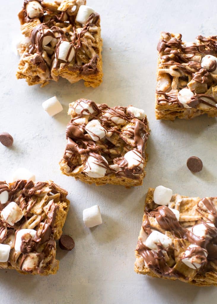 No-Bake S'mores Treats Dessert Recipe - The Girl Who Ate Everything