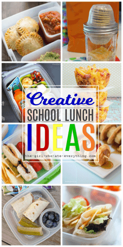 Creative School Lunch Ideas - The Girl Who Ate Everything