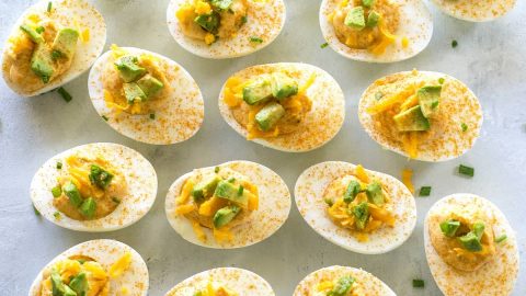 Mexican Taco Deviled Eggs - Slow The Cook Down