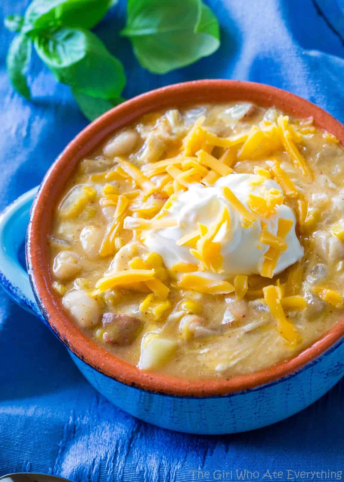 Easy White Chicken Chili - The Girl Who Ate Everything