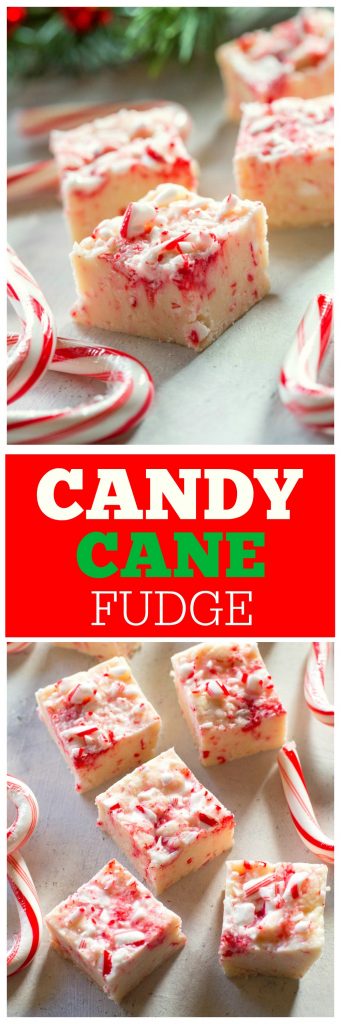Candy Cane Fudge Recipe - The Girl Who Ate Everything