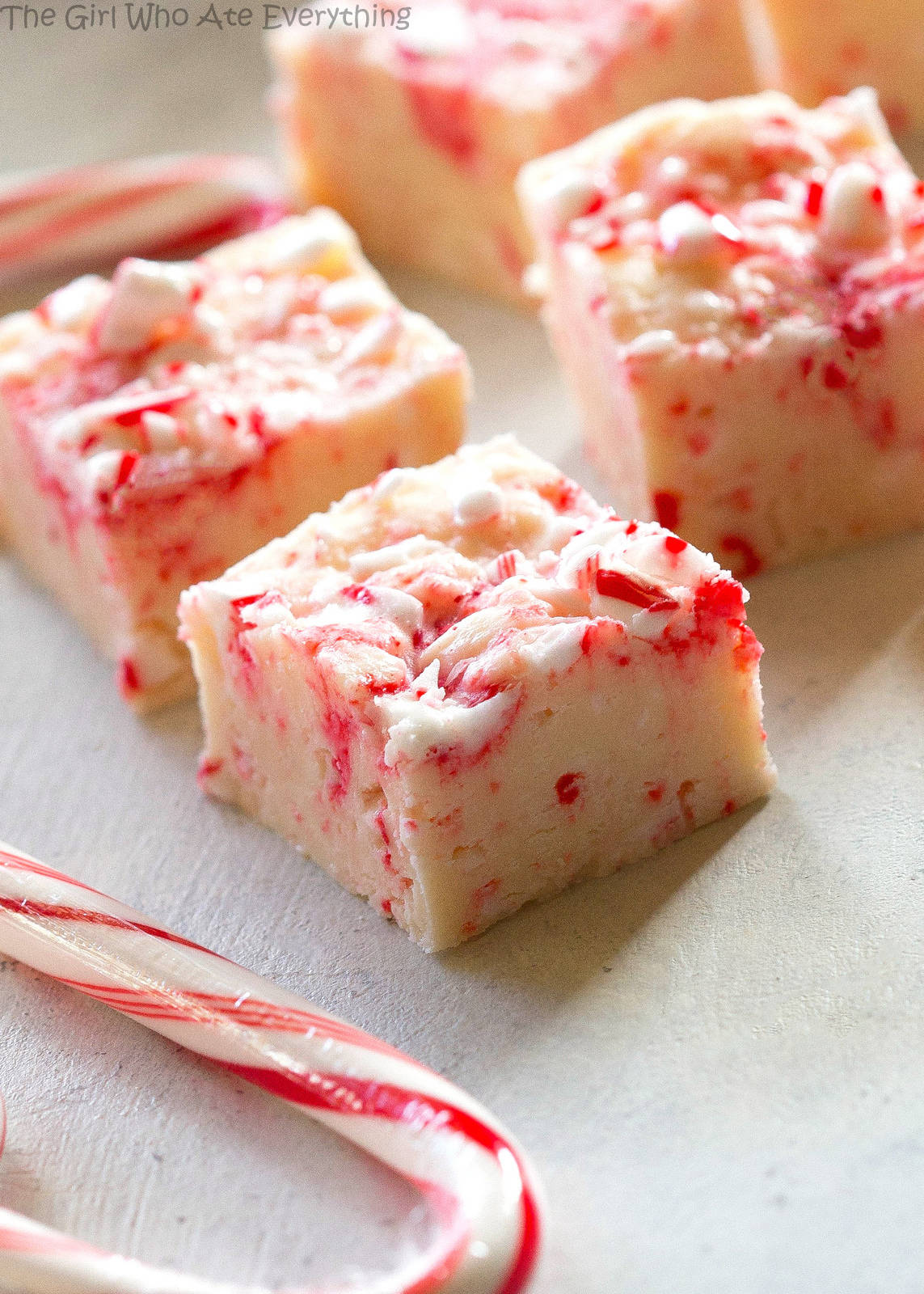 Candy Cane Fudge Recipe  Easy No Bake Christmas Dessert