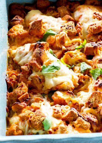 Chicken Parmesan Casserole | The Girl Who Ate Everything