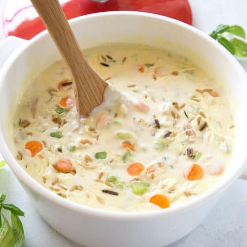 Creamy Chicken Wild Rice Soup - Vikalinka