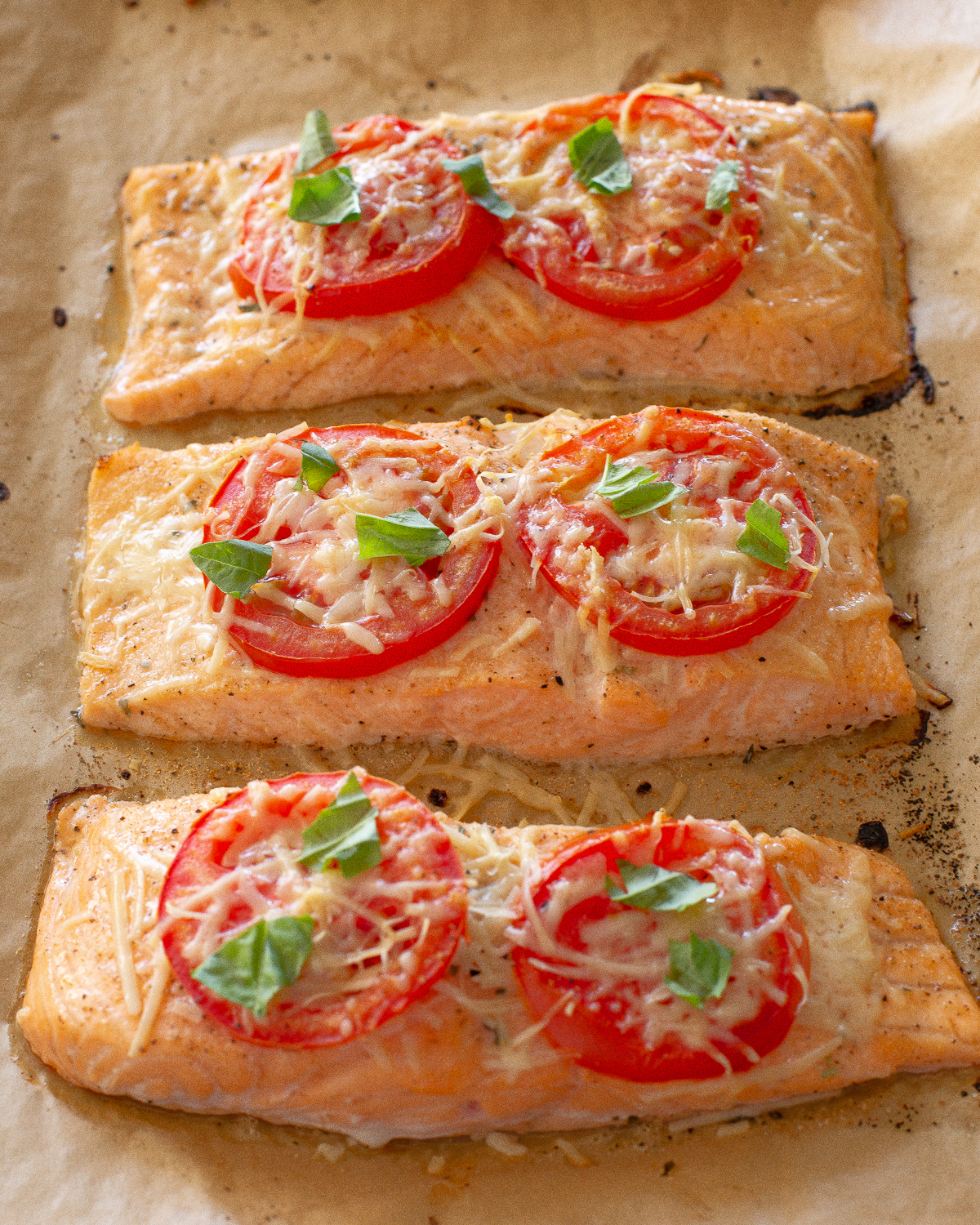 salmon filets with tomato