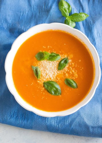 The Best Tomato Soup Recipe (+VIDEO) - The Girl Who Ate Everything