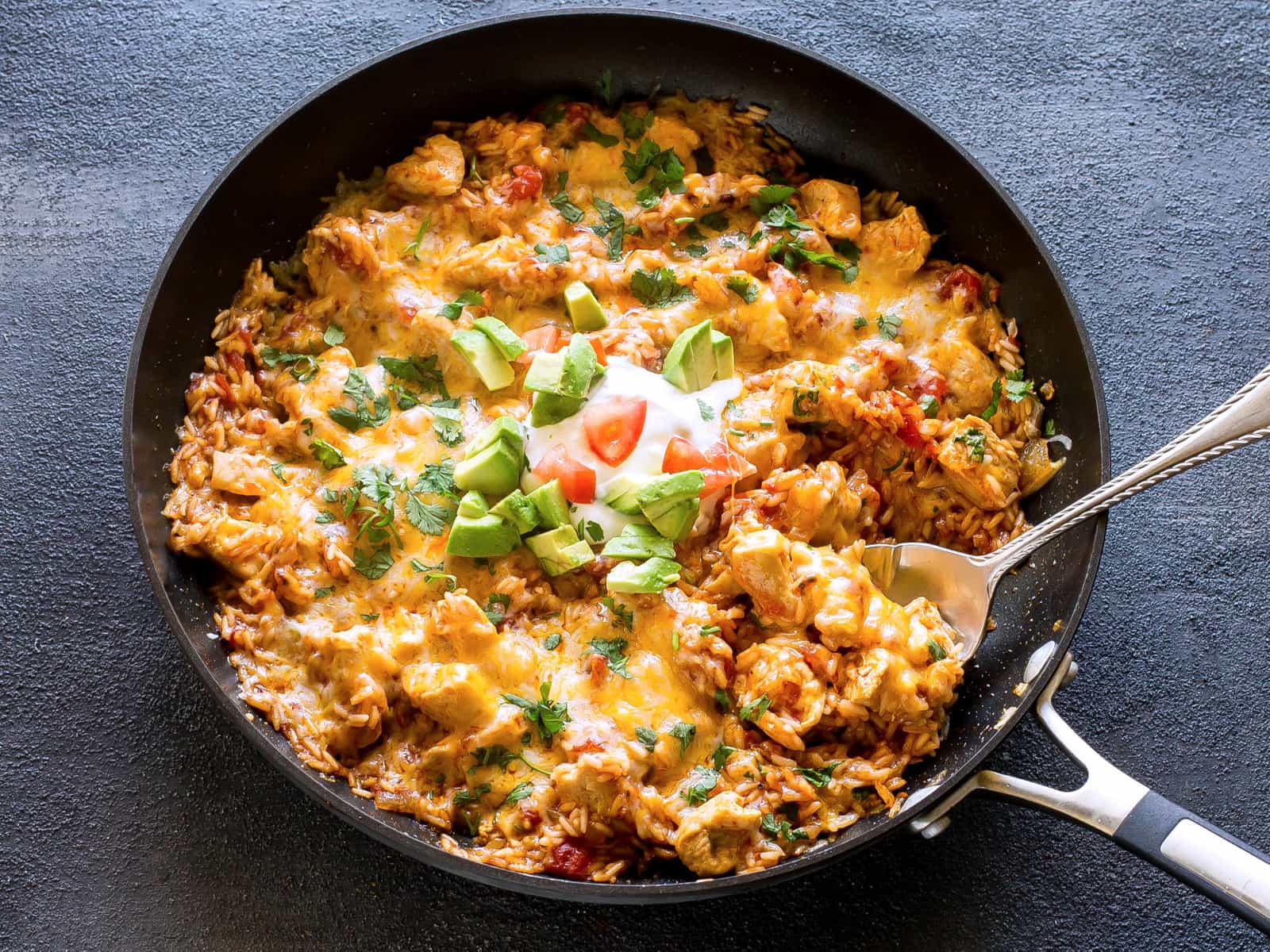 One Pan Mexican Rice Skillet