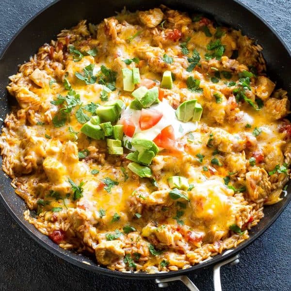 One Pan Mexican Chicken and Rice (+VIDEO) - The Girl Who Ate Everything