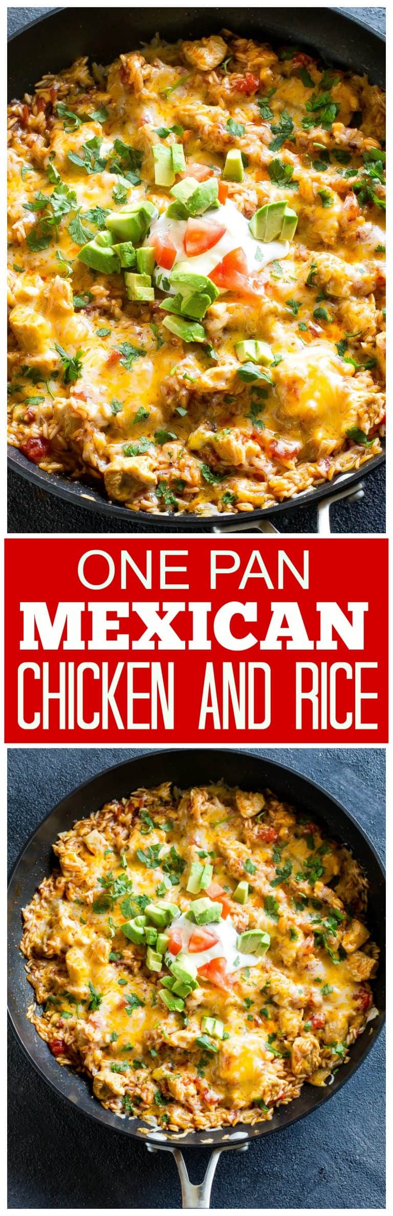 One Pan Mexican Chicken and Rice (+VIDEO) - The Girl Who Ate Everything