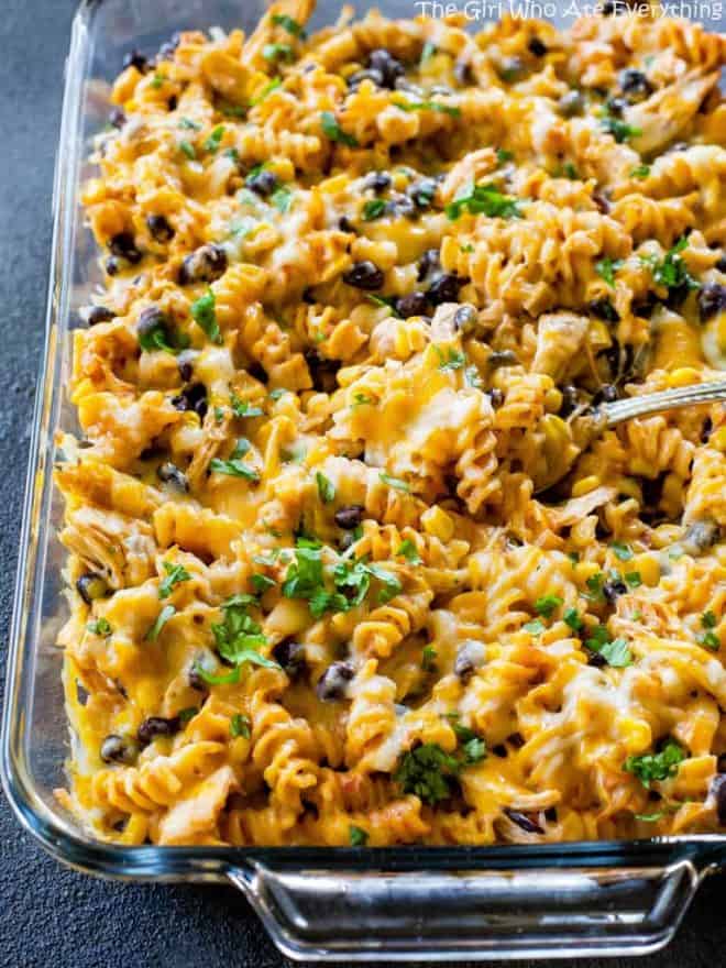 Fiesta Chicken Pasta Bake