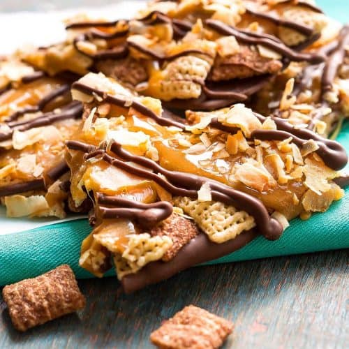 Salted Caramel & Peanut Chocolate Bark + Reviews