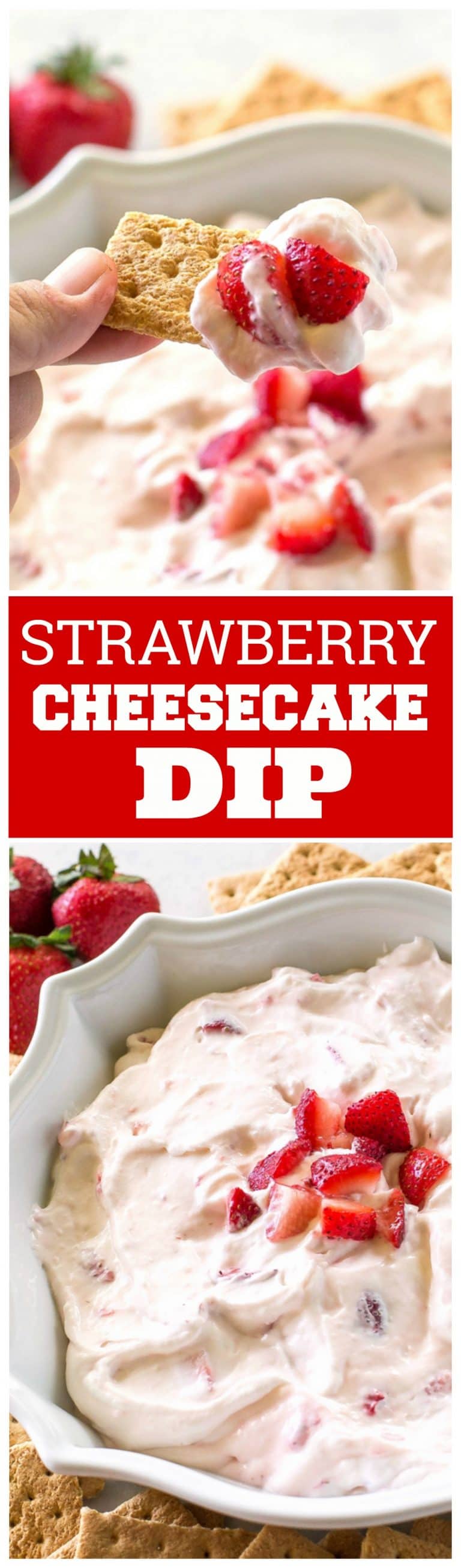 Strawberry Cheesecake Dip (+VIDEO) The Girl Who Ate Everything