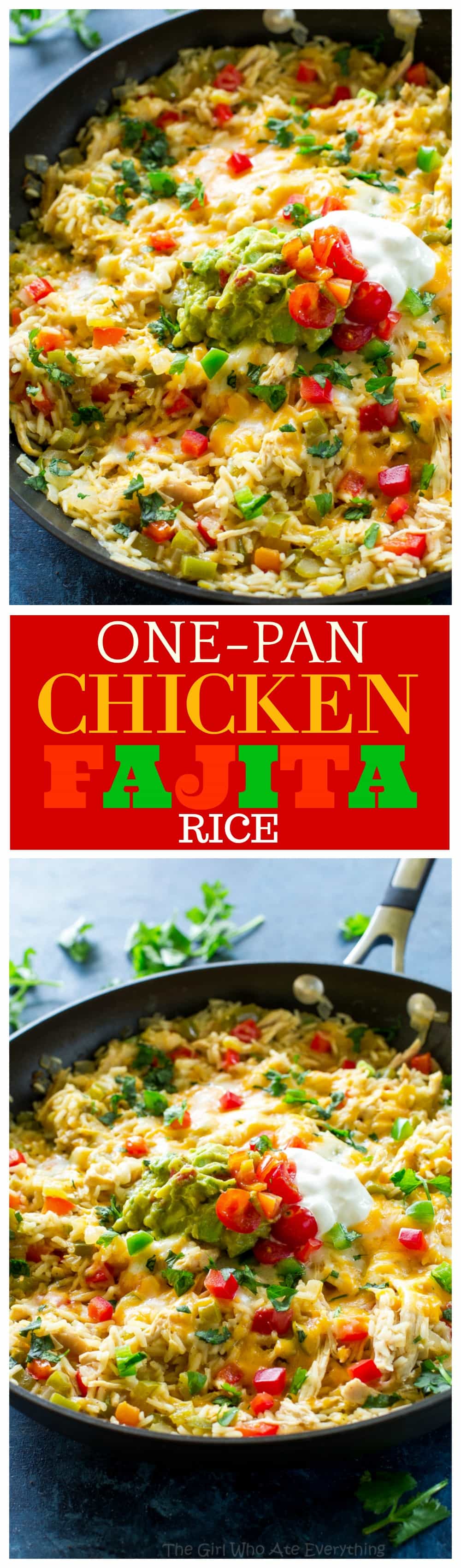 Chicken Fajita Skillet, One-pan meal