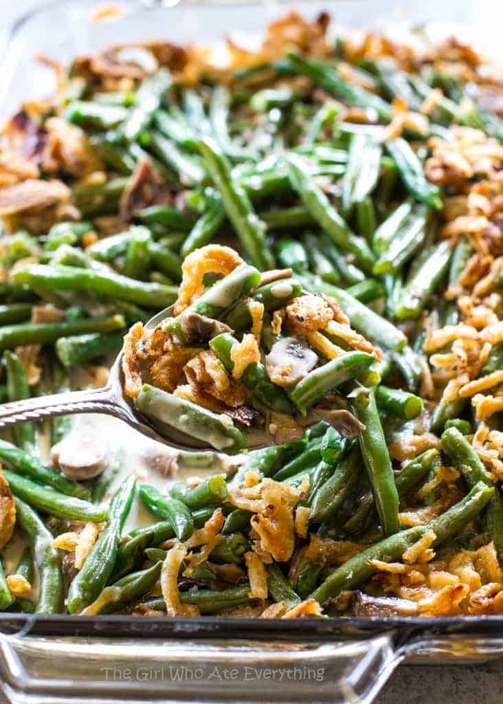 Green Bean Casserole Recipe - The Girl Who Ate Everything