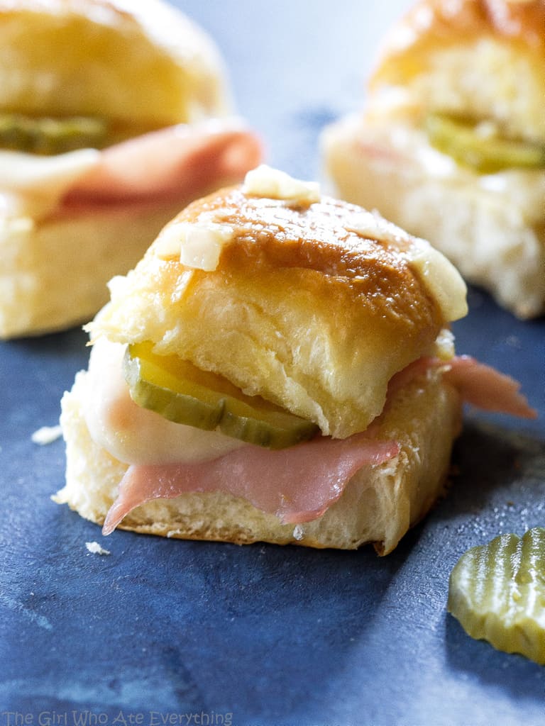 The Best Ham and Cheese Sliders (+VIDEO) - The Girl Who Ate Everything