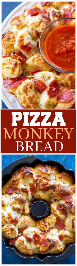 Pizza Monkey Bread Recipe (+VIDEO) - The Girl Who Ate Everything