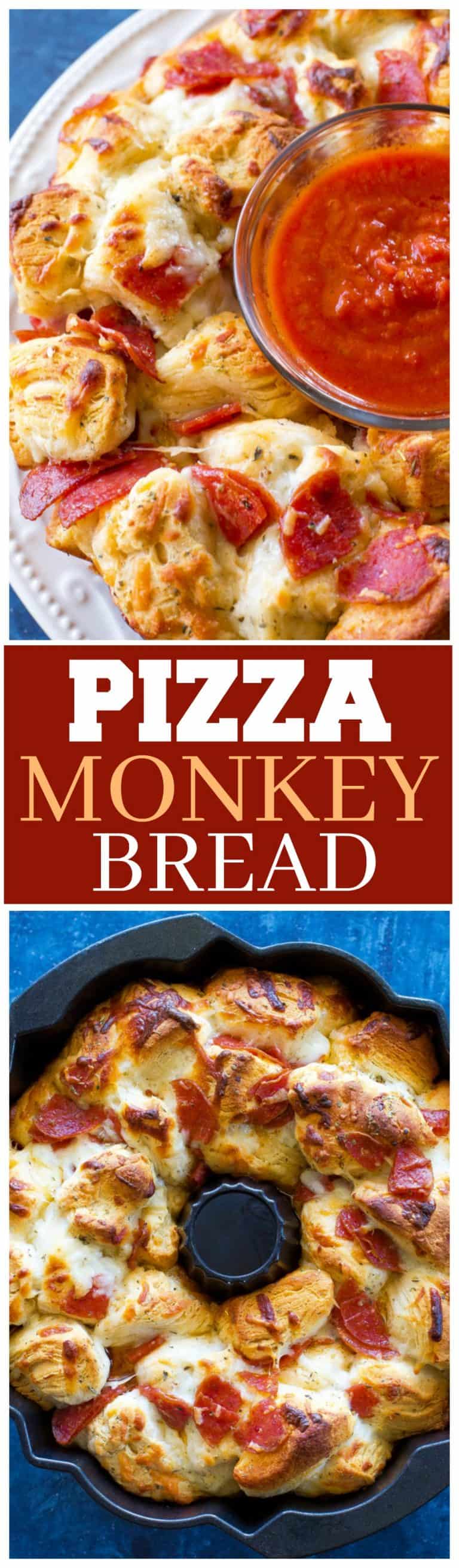 Pizza Monkey Bread Recipe (+video) - The Girl Who Ate Everything