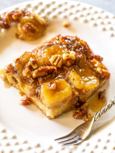 Bananas Foster French Toast - The Girl Who Ate Everything