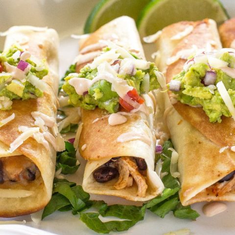 Chicken and Black Bean Flautas (+VIDEO) - The Girl Who Ate Everything