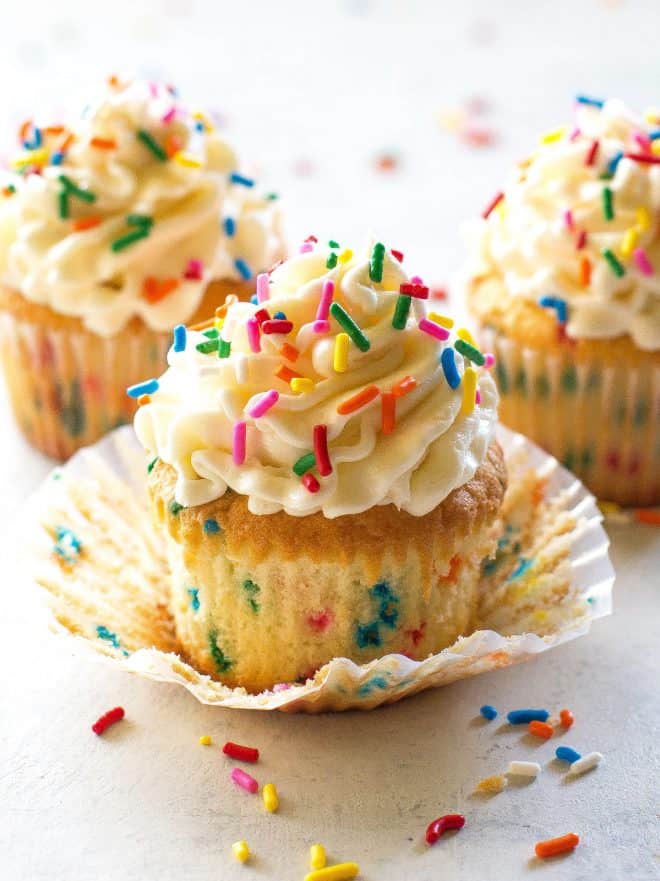Funfetti Cupcakes The Girl Who Ate Everything