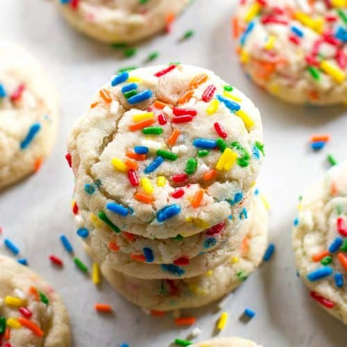 Sprinkle Cookies - The Girl Who Ate Everything Desserts