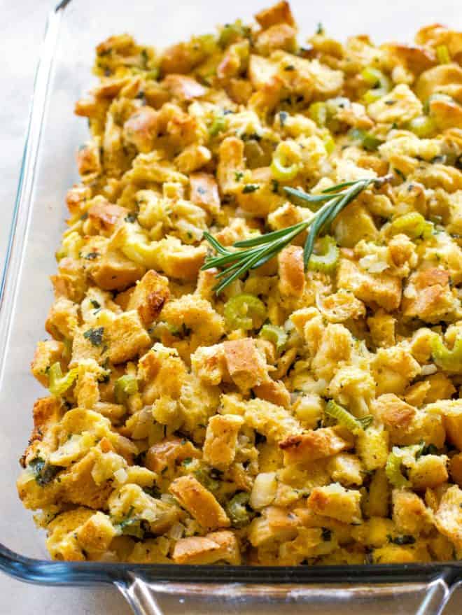 Classic Stuffing Recipe - The Girl Who Ate Everything