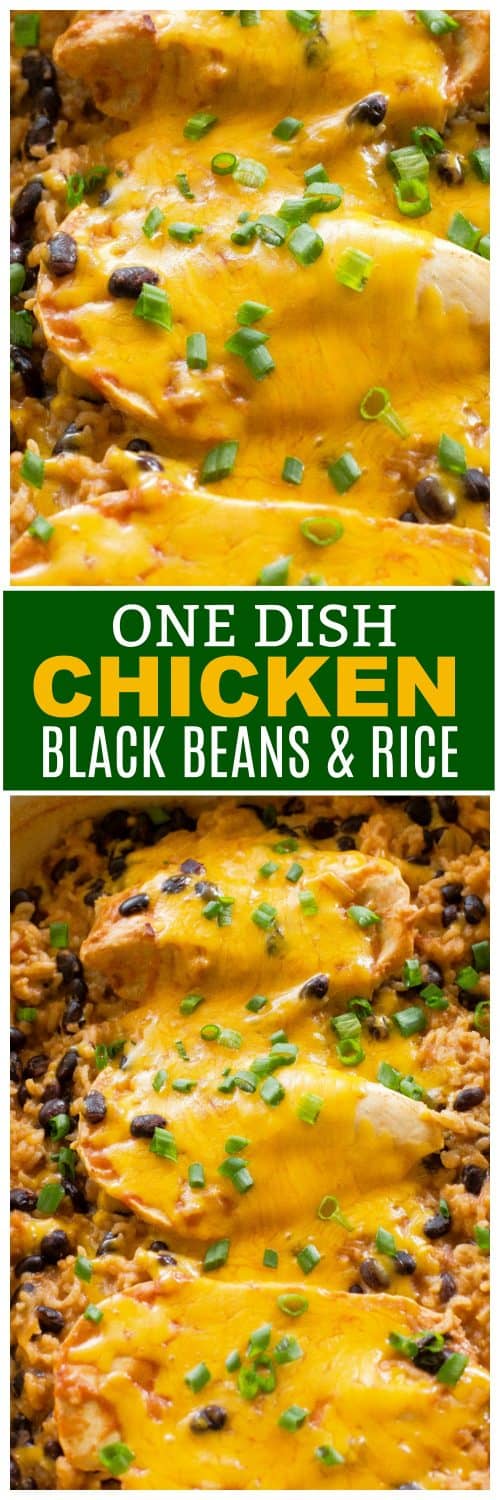 One Dish Chicken, Black Beans, and Rice - The Girl Who Ate Everything