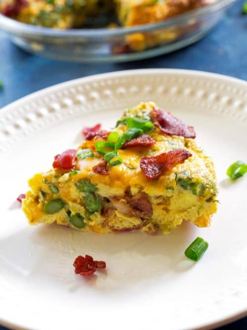 Bacon Asparagus Frittata Recipe - The Girl Who Ate Everything