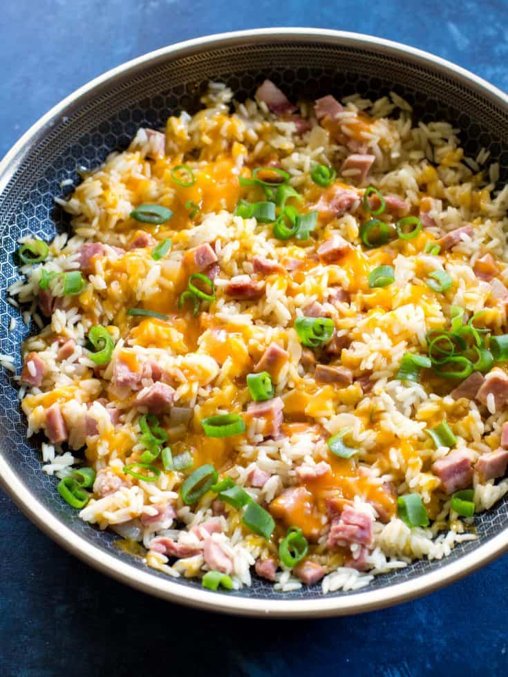 OnePan Ham and Rice Skillet The Girl Who Ate Everything