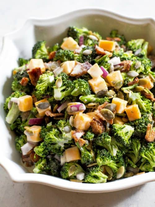Keto Broccoli Salad | The Girl Who Ate Everything