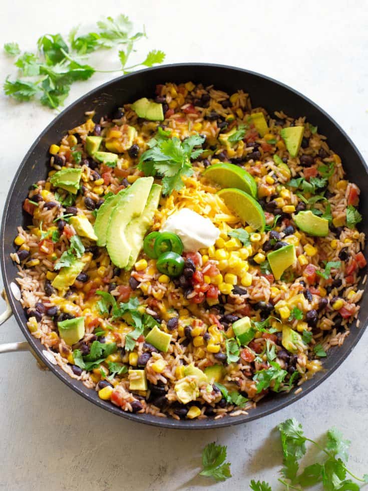 One-Pan Spicy Mexican Rice Skillet | The Girl Who Ate Everything