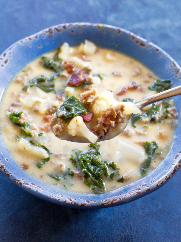 Keto Zuppa Toscana - The Girl Who Ate Everything