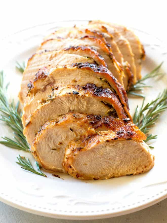 Roasted Turkey Breast - The Girl Who Ate Everything