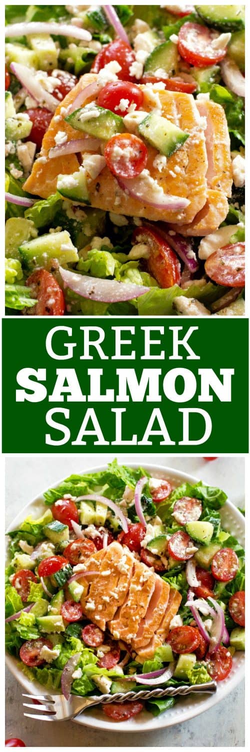 Greek Salmon Salad | The Girl Who Ate Everything