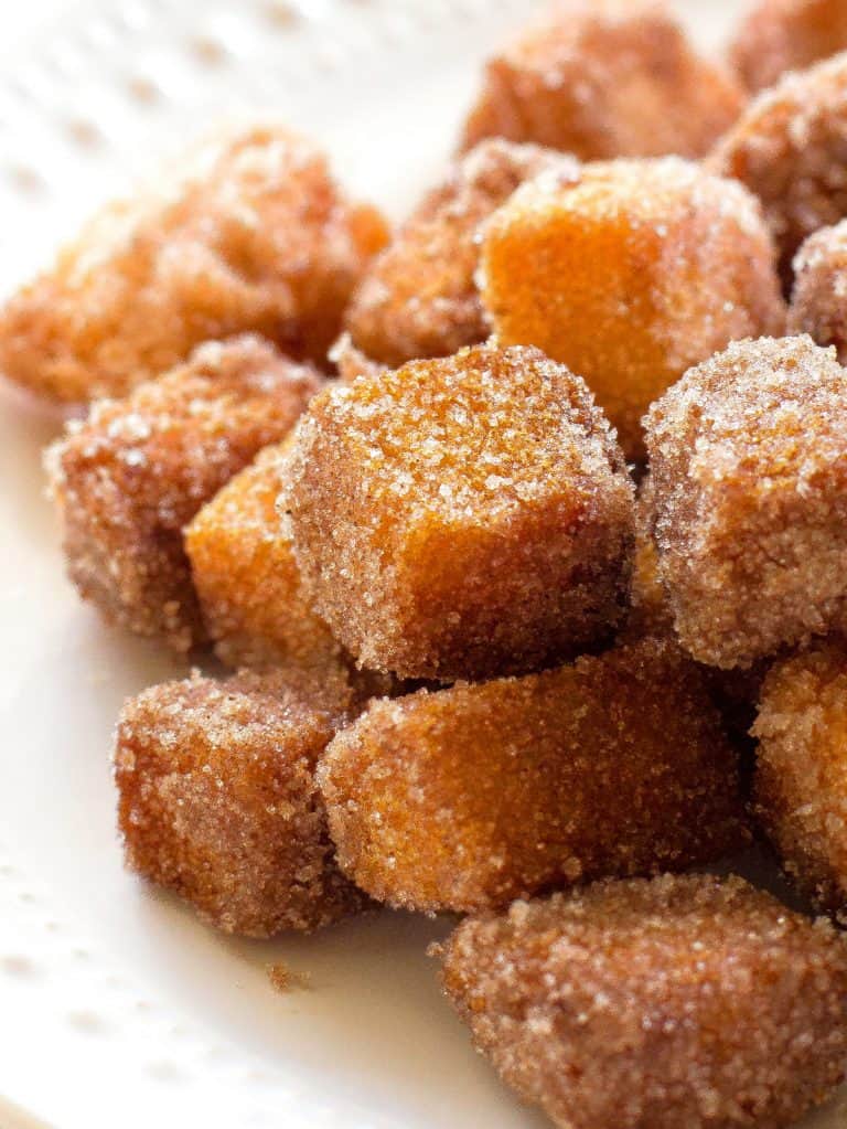 Easy Churro Bites Recipe - The Girl Who Ate Everything