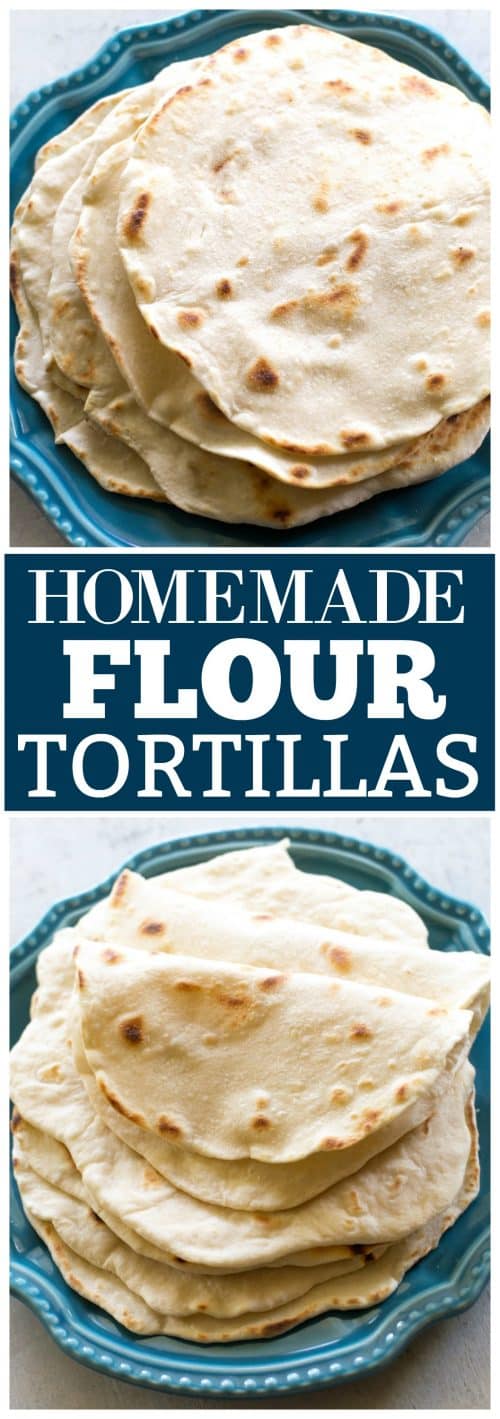 Homemade Flour Tortillas Recipe - The Girl Who Ate Everything